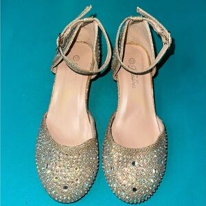 Elegant Gold Girls Dress Shoes 13